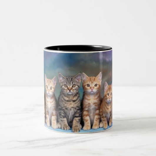 tasse 325 ml chats ツートーンマグカップ (中央)