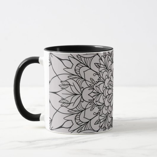 tasse à café avec caligraphie arabe マグカップ (左)