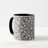 tasse à café avec caligraphie arabe マグカップ (正面左)