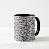tasse à café avec caligraphie arabe マグカップ (正面右)