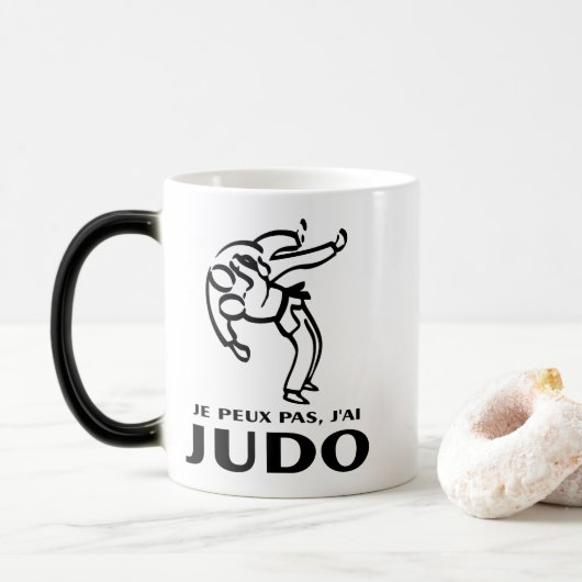 Tasse à café avec motif Judo モーフィングマグカップ (ドーナツ)