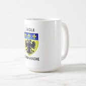 Tasse à Café - Blason de L'Aigle - Normandie コーヒーマグカップ (正面右)