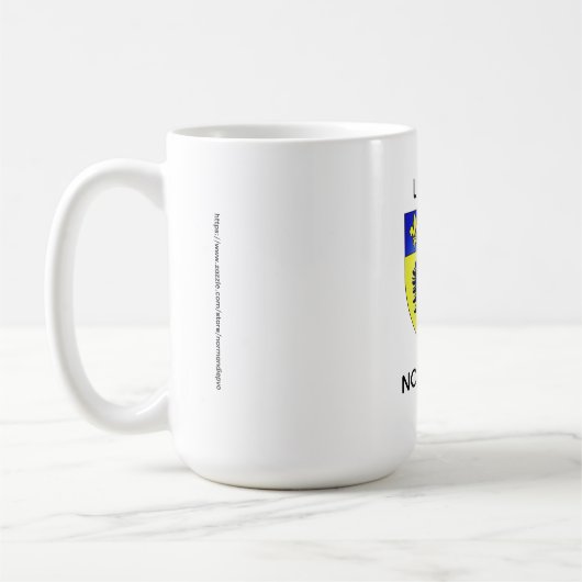 Tasse à Café - Blason de L'Aigle - Normandie コーヒーマグカップ (左)