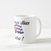 Tasse à café "Buenos dias Cuba" コーヒーマグカップ (正面右)