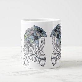 Tasse à café  en céramique  - Idée cadeau ジャンボコーヒーマグカップ