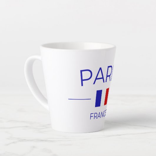 Tasse à café Paris カフェラテマグ (左アングル)