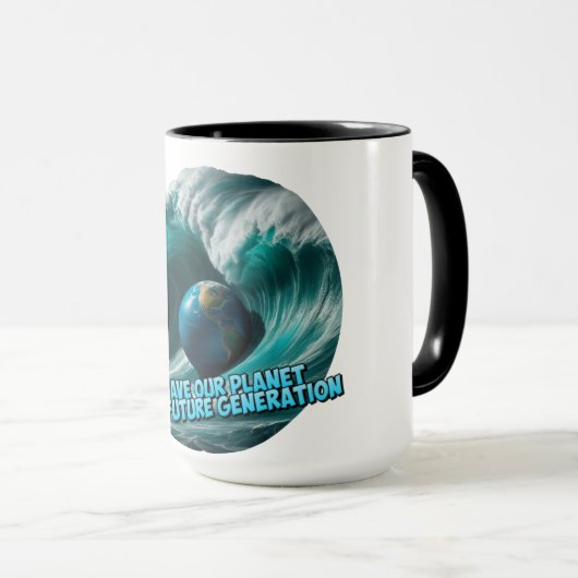 Tasse à café pour la Planète  マグカップ (正面右)