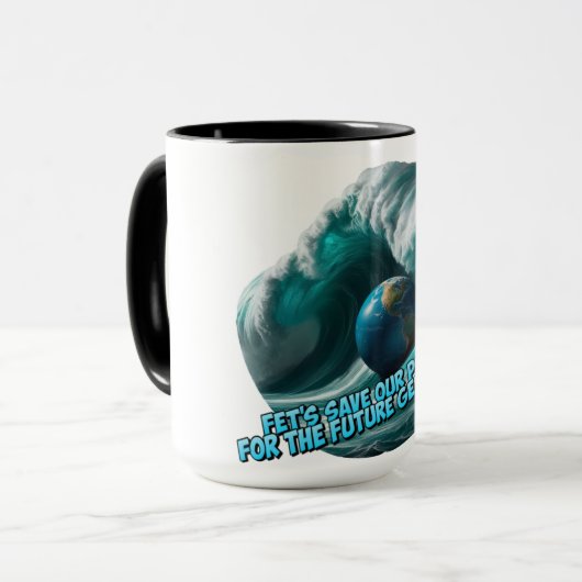 Tasse à café pour la Planète  マグカップ (正面左)