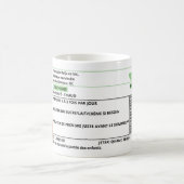 Tasse a cafe RxQc.caコーヒーマグ コーヒーマグカップ (中央)