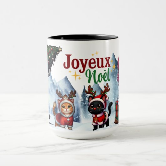 Tasse à café | Temps des fetes マグカップ (中央)