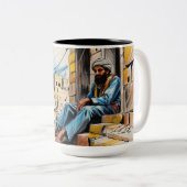 Tasse à deux couleurs, 15 oz ツートーンマグカップ (正面右)