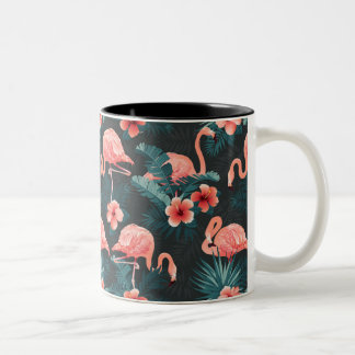 Tasse à deux couleurs, 325 ml Flamant rose ツートーンマグカップ