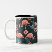 Tasse à deux couleurs, 325 ml Flamant rose ツートーンマグカップ (左)