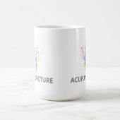 Tasse Acupuncture, cadeau acupuncteur  コーヒーマグカップ (中央)