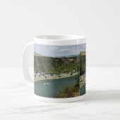 Tasse An der Loreley im Mittelrheintal コーヒーマグカップ (正面左)