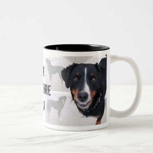 Tasse "Appenzeller Sennenhund" ツートーンマグカップ (右)