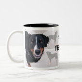 Tasse "Appenzeller Sennenhund" ツートーンマグカップ (左)