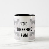 Tasse "Appenzeller Sennenhund" ツートーンマグカップ (中央)