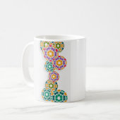 tasse avec avec l'artisanat marocain コーヒーマグカップ (正面左)