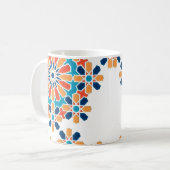 tasse avec avec l'artisanat marocain コーヒーマグカップ (正面左)