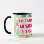 Tasse avec texte modifiable マグカップ (左)
