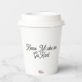 Tasse, Becher 紙コップ (裏面)