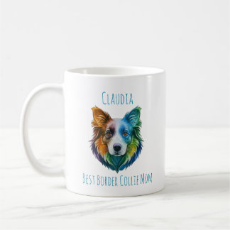 Tasse Best Border Collie Mom コーヒーマグカップ