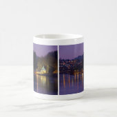 Tasse Biggesee in Olpe bei Nacht コーヒーマグカップ (中央)