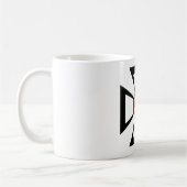 Tasse blanche classique DESIGN AFRICA コーヒーマグカップ (左)