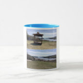 tasse bleu , les bergeronnes マグカップ (中央)