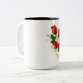 Tasse Bonne journée avec Rose ツートーンマグカップ (正面左)