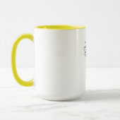 Tasse Bouquet Fleurs Jonquilles personnalisée  マグカップ (左)