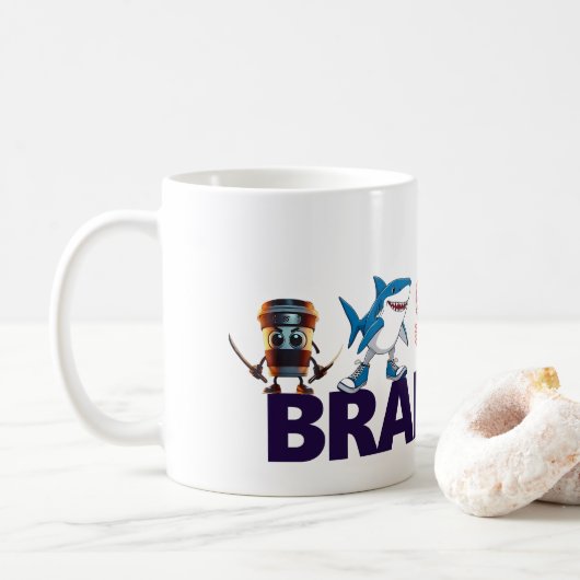 Tasse Brainrot コーヒーマグカップ (ドーナツ)