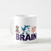Tasse Brainrot コーヒーマグカップ (正面左)