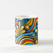 Tasse café Wax africain コーヒーマグカップ (中央)