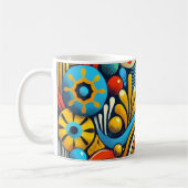 Tasse café Wax africain コーヒーマグカップ (左)
