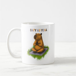 Tasse capybara au yoga コーヒーマグカップ