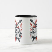Tasse ce mug unique inspiré de la musique rock マグカップ (中央)