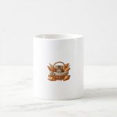 tasse chaton et croissants コーヒーマグカップ (中央)