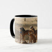 TASSE Chiots Azawakh Idi du sahel マグカップ (正面左)