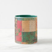 Tasse Christmas Collage Junk Journal Var01 マグカップ (中央)