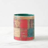 Tasse Christmas Collage Junk Journal Var02 マグカップ (中央)