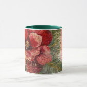 Tasse Christmas Collage Junk Journal Var05 マグカップ (中央)