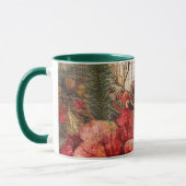 Tasse Christmas Collage Junk Journal Var06 マグカップ (左)