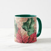 Tasse Christmas Collage Junk Journal Var11 マグカップ (正面右)