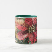 Tasse Christmas Collage Junk Journal Var12 マグカップ (中央)