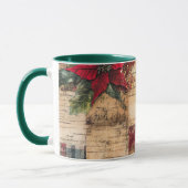 Tasse Christmas Collage Junk Journal Var18 マグカップ (左)