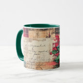 Tasse Christmas Collage Junk Journal Var20 マグカップ (正面左)