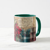 Tasse Christmas Collage Junk Journal Var21 マグカップ (正面右)