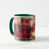 Tasse Christmas Collage Junk Journal Var22 マグカップ (正面左)